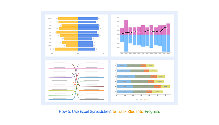 用于跟踪学生进度的 Excel 电子表格