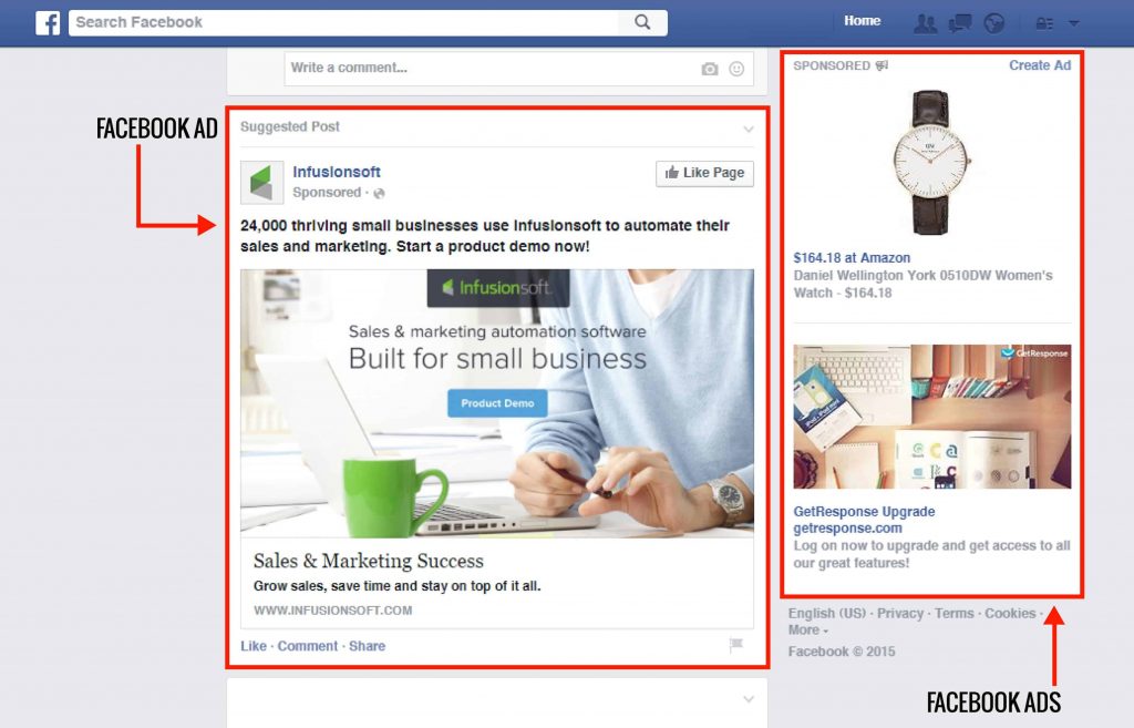 Facebook广告图片