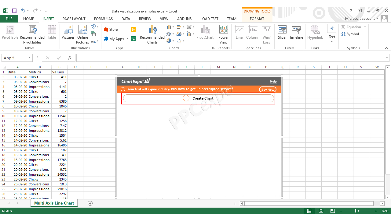 如何在 Excel 中制作具有两个 Y 轴的图形？