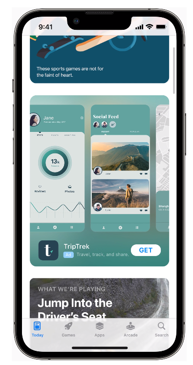Apple App Store 中的 iPhone 现已提供新的广告展示位置。