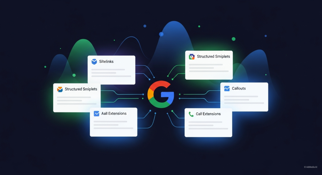 Google Ads 广告附加信息完全指南：6种 Ad Extensions 提升 CTR 的实战方法
